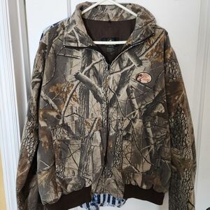 Camo Hunting Jacket with Logo